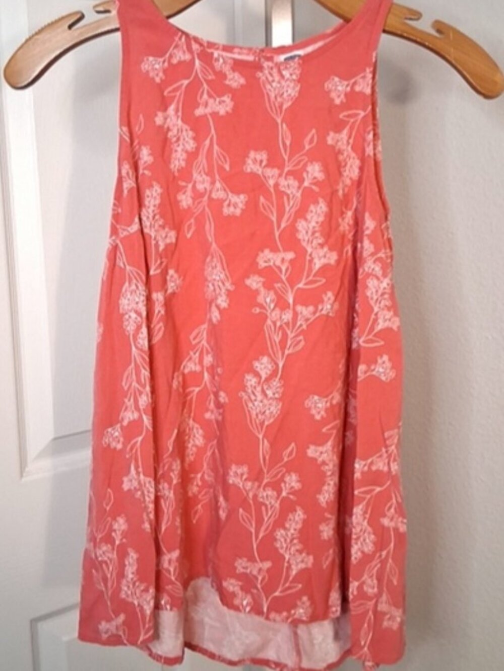 Old Navy Pink Floral Tank Top